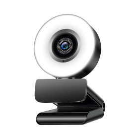 2K Webcam, HD Webcam with Microphone, Dimmable Computer Webcam, Plug and Play USB Webcam, Webcam for Zoom, YouTube, FaceTime