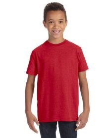 Youth Fine Jersey T-Shirt - VINTAGE BURGUNDY - XS (Color: VINTAGE RED, size: L)