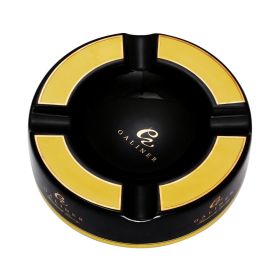 GALINER Ceramic Ashtray Cigar Tool Portable Home Smoking Ash Tray For Cigar Indoor Travel Ashtrays (Color: GA-18D)