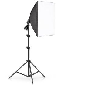 SH 15-135W Bulb Photography Softbox Photo Lighting softbox 2M Tripod E27 Photographic Continuous Light System Photo Studio (Color: No bulbs)