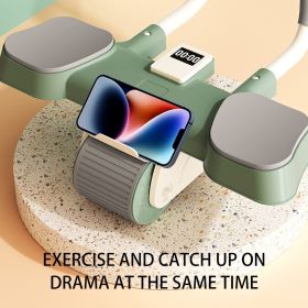 Exercise Roller Wheels - Ab Roller With Elbow Support For Core Workout Equipment And Abs Roller Wheel, Ab Wheel Roller For Effective Abs Workouts (colour: Green)