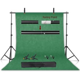 SH Photography Background Stand Kit With Adjustable Stand Support System Backdrops For Photo Studio Chromakey Green Screen Frame (Size (mm): 2000X2000, Color: Normal green)