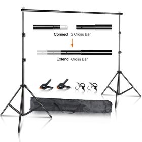 SH Photography Background Stand Kit With Adjustable Stand Support System Backdrops For Photo Studio Chromakey Green Screen Frame (Size (mm): 2000X3000, Color: Stretchable support)