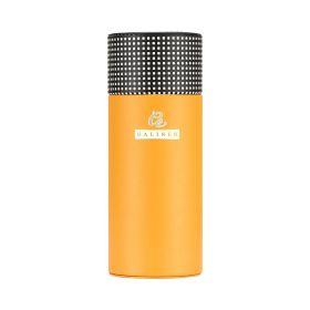 GALINER Cigar Humidor Jar With Hygrometer Puro Humidity Humidifier Smoking Accessories Travel Charuto Box Tube Cigar Case (Color: Galiner Yellow)