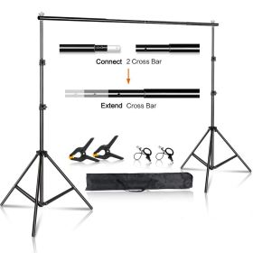 SH 3 Size Background Stand Frame Kit Support System Backdrops for Photography Photo Studio Chromakey Green Screen Stand (Size (mm): 2600x3000mm, Color: No Cloth)