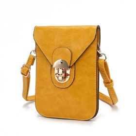 MKF Collection Havana Women Phone Crossbody Bag by Mia K (Material: Vegan Leather, Color: Mustard)
