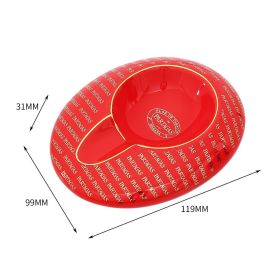 Galiner Ceramic Ashtrays Home Cigar Accessories With Holder Portable Ash Tray Smoke Gadgets Cigar Ashtray (Color: GA-122R)