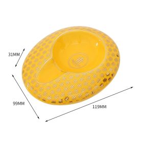 Galiner Ceramic Ashtrays Home Cigar Accessories With Holder Portable Ash Tray Smoke Gadgets Cigar Ashtray (Color: GA-122Y)