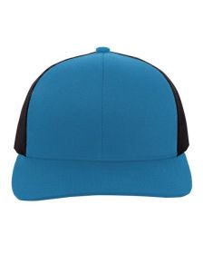 Pacific Headwear 104C Trucker Snapback Hat (Color: PAN TL/ CHARCOAL, size: OS)