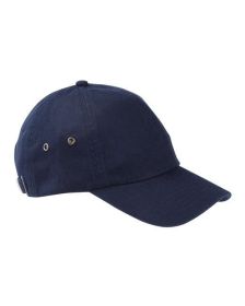 Big Accessories BA529 Washed Baseball Cap (Color: Navy, size: OS)