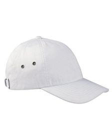 Big Accessories BA529 Washed Baseball Cap (Color: White, size: OS)