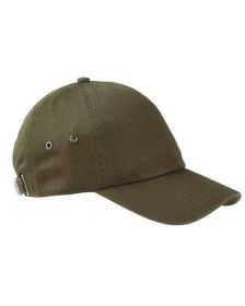 Big Accessories BA529 Washed Baseball Cap (Color: Olive, size: OS)